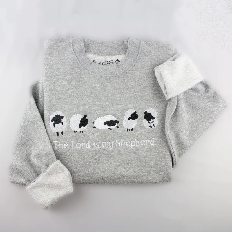Buy More, Save More Embroidered The Lord is my Shepherd Sweatshirt