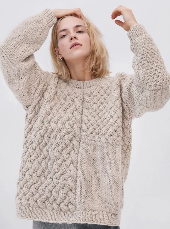 Urban Femme Streetwear Heartbreaker Sweater - Beige