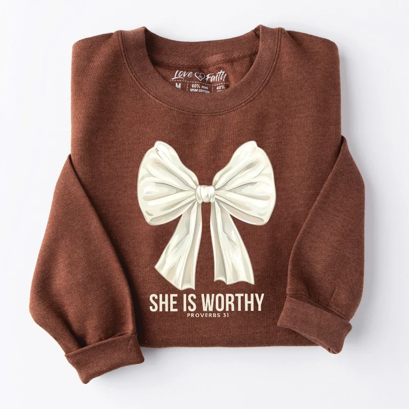 Fast Fashion Favorites She is Worthy Sweatshirt