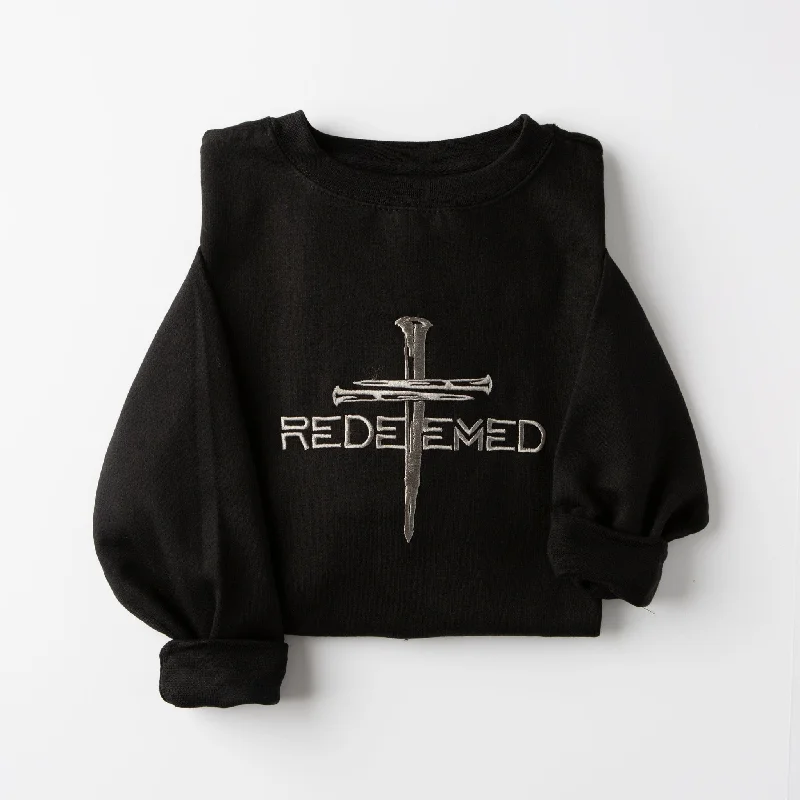 Discover Now Embroidered Redeemed Men's Sweatshirt