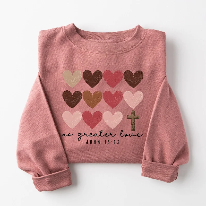Now On Sale For Chic Urban Styles No Greater Love Sweatshirt