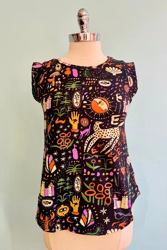 Limited Time Special Offer Muscle Top in Tarot Garden by Nooworks