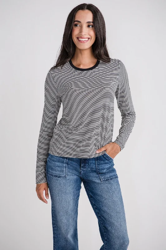 Final Sale Z Supply Sailor Stripe L/S Top