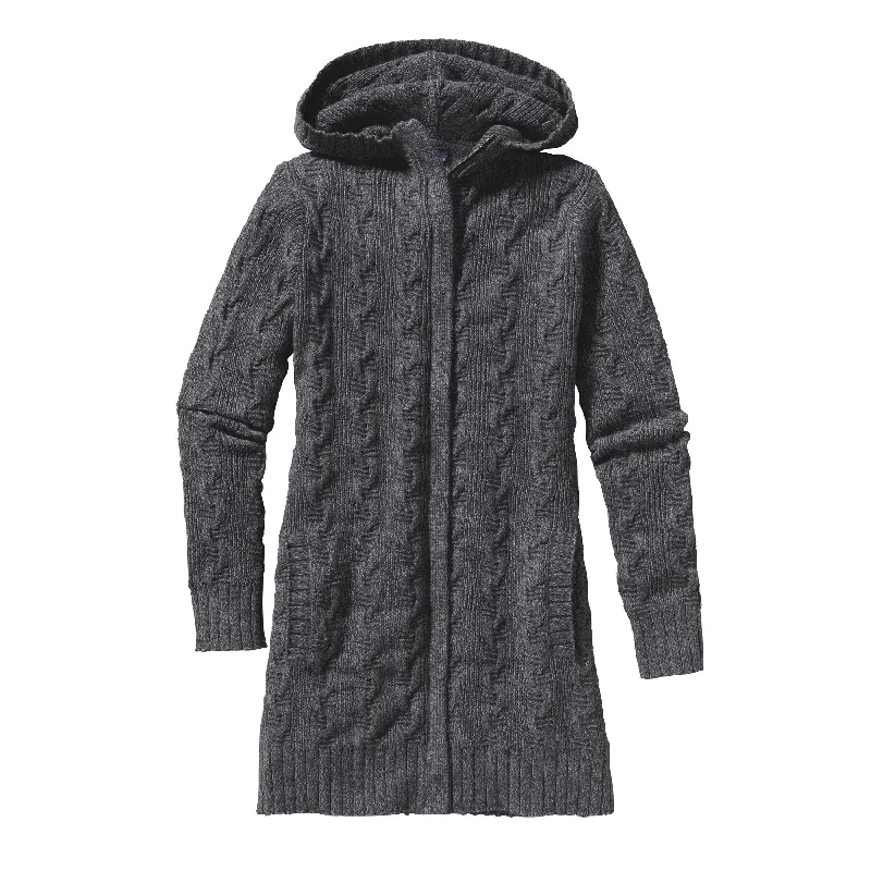 Travel Essentials W's Merino Cable Coat