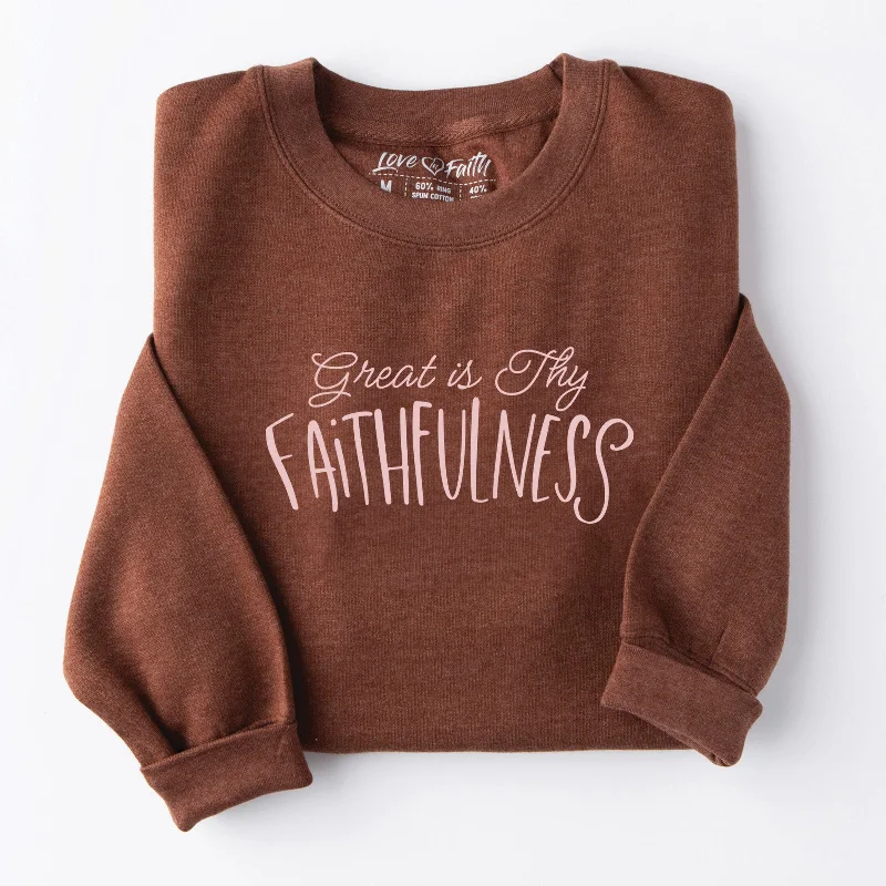 Tropical Island - Inspired Attire Great is thy Faithfulness Sweatshirt