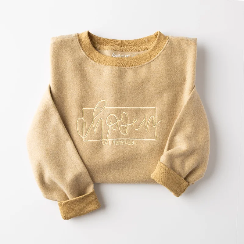 Limited Time Embroidered Chosen Fuzzy Sweatshirt